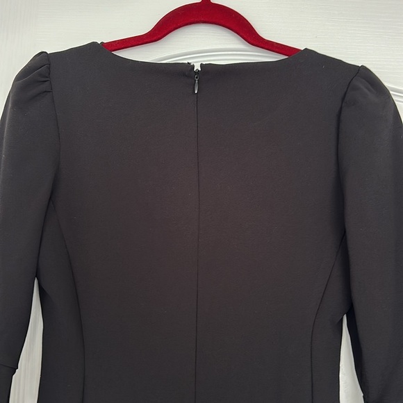 DKNY Black 3/4-Sleeve Tulip-Cuff Sheath Dress NWT - Picture 9 of 11